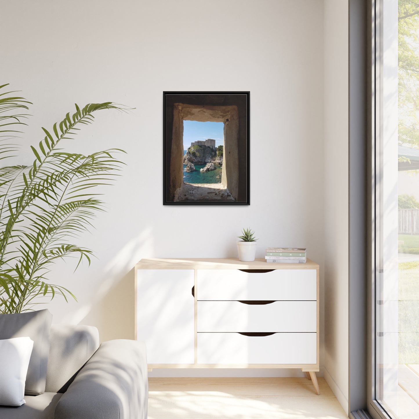 Opening (framed canvas)