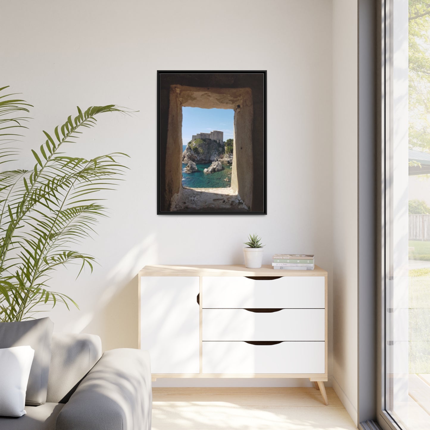 Opening (framed canvas)