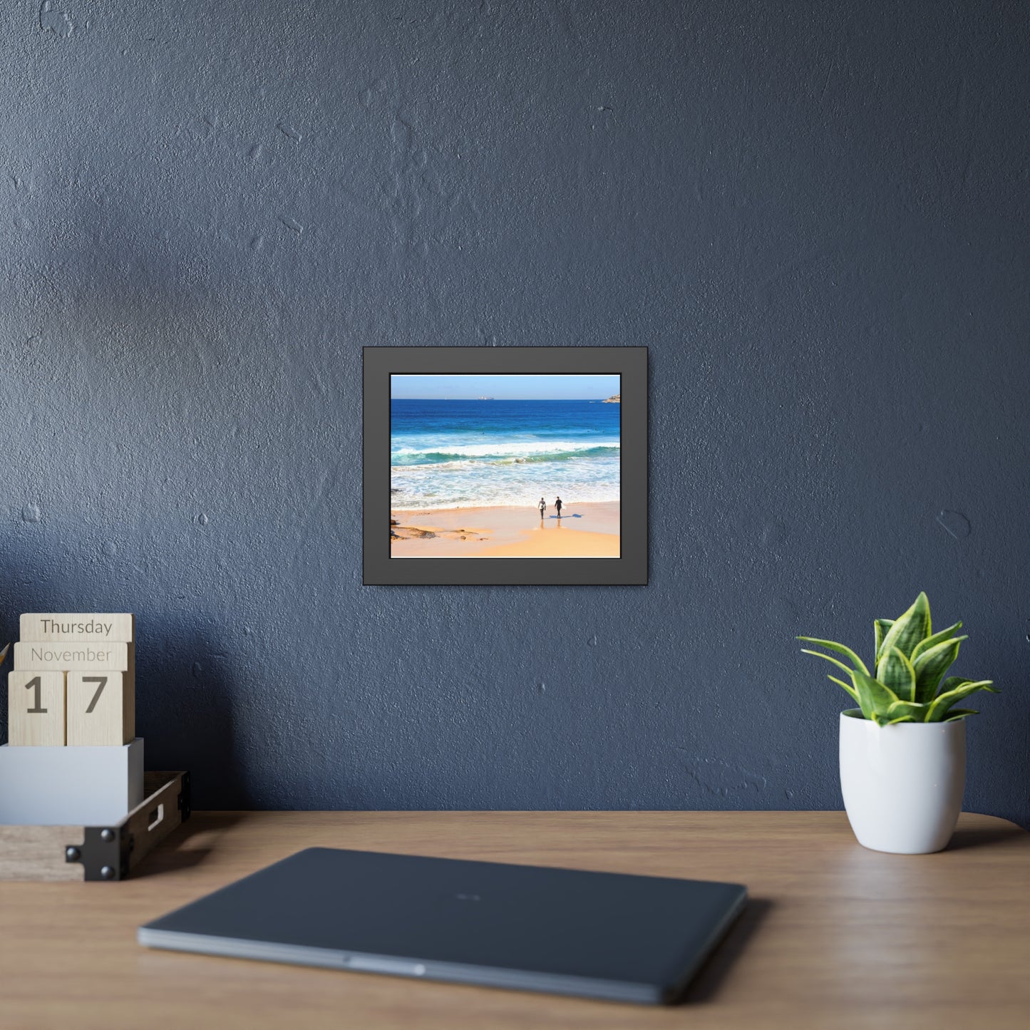 Surfers (framed print)