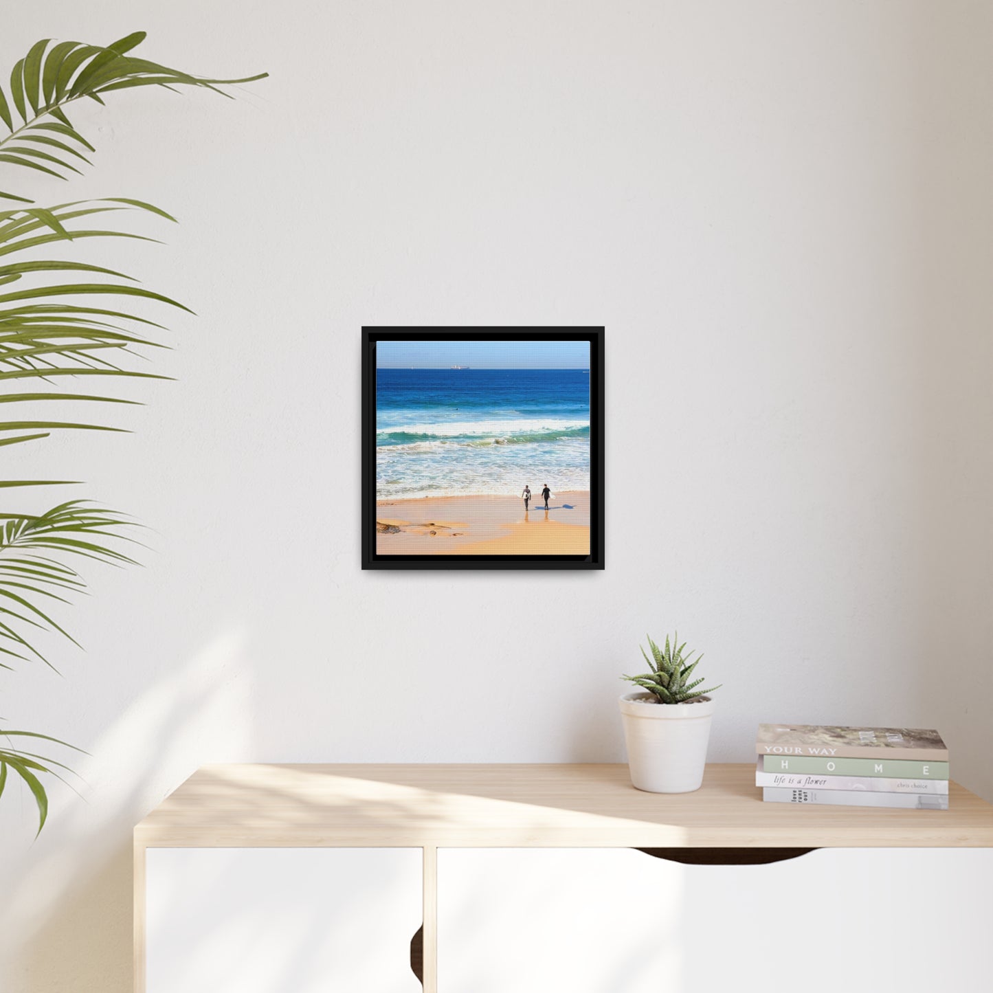 Surfers (framed canvas)