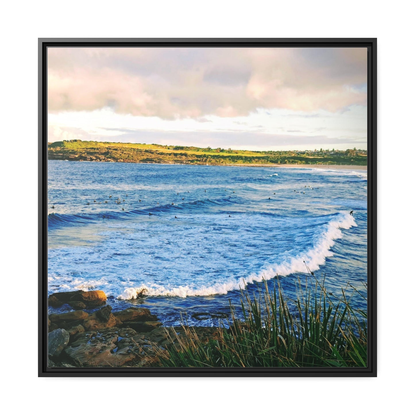 Surf matutino (lienzo enmarcado) 