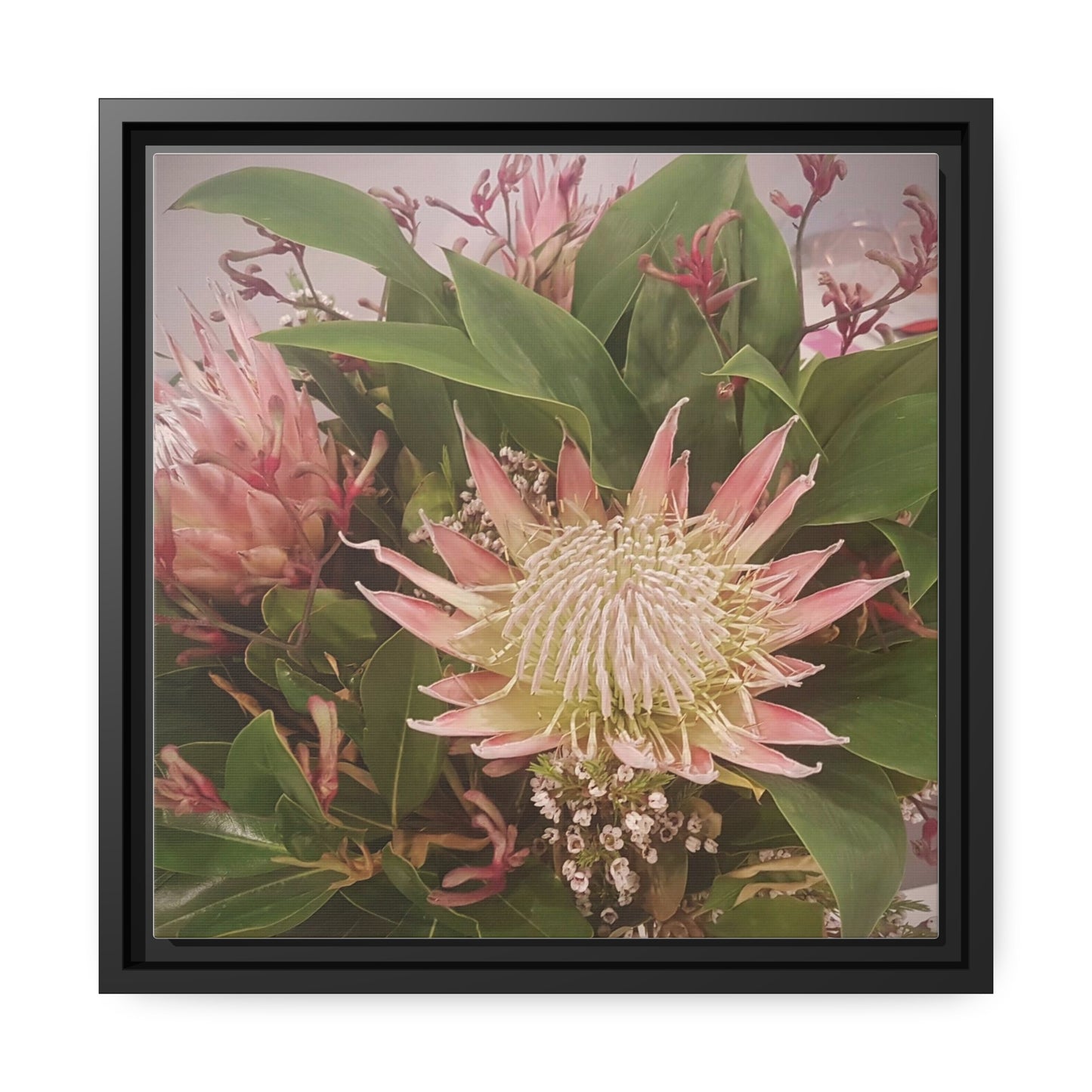 Flores (lienzo enmarcado) 