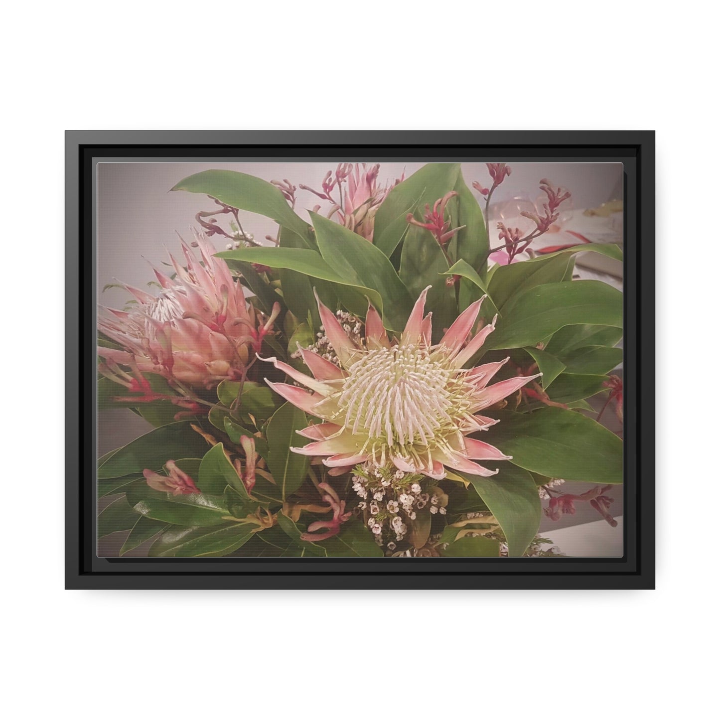 Flores (lienzo enmarcado) 