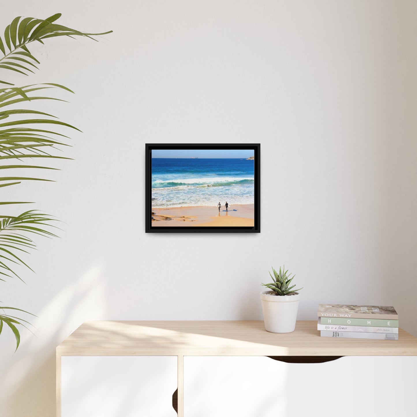 Surfers (framed canvas)