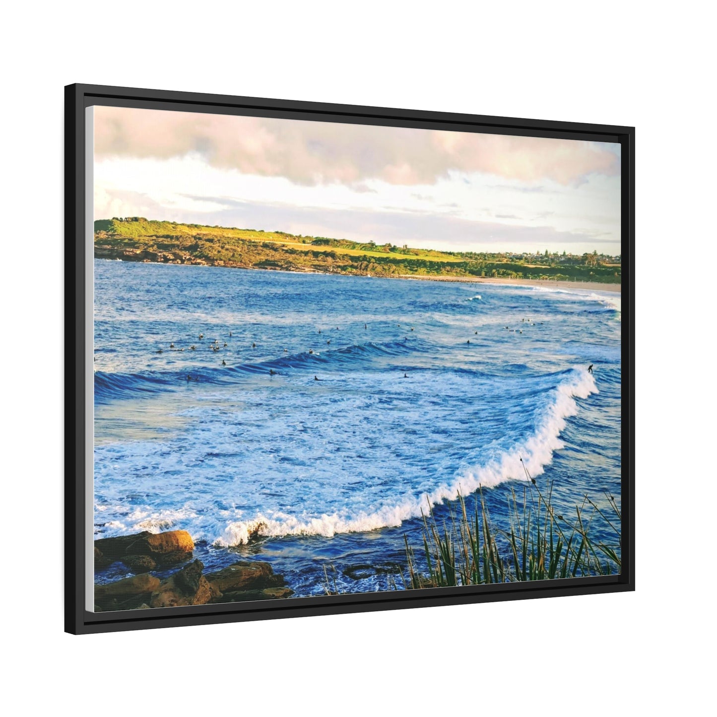 Surf matutino (lienzo enmarcado) 
