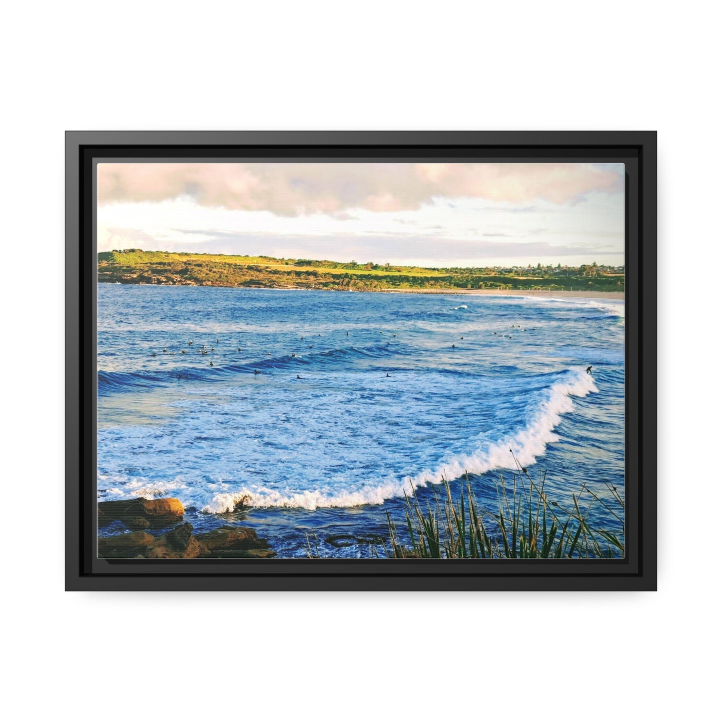 Surf matutino (lienzo enmarcado) 