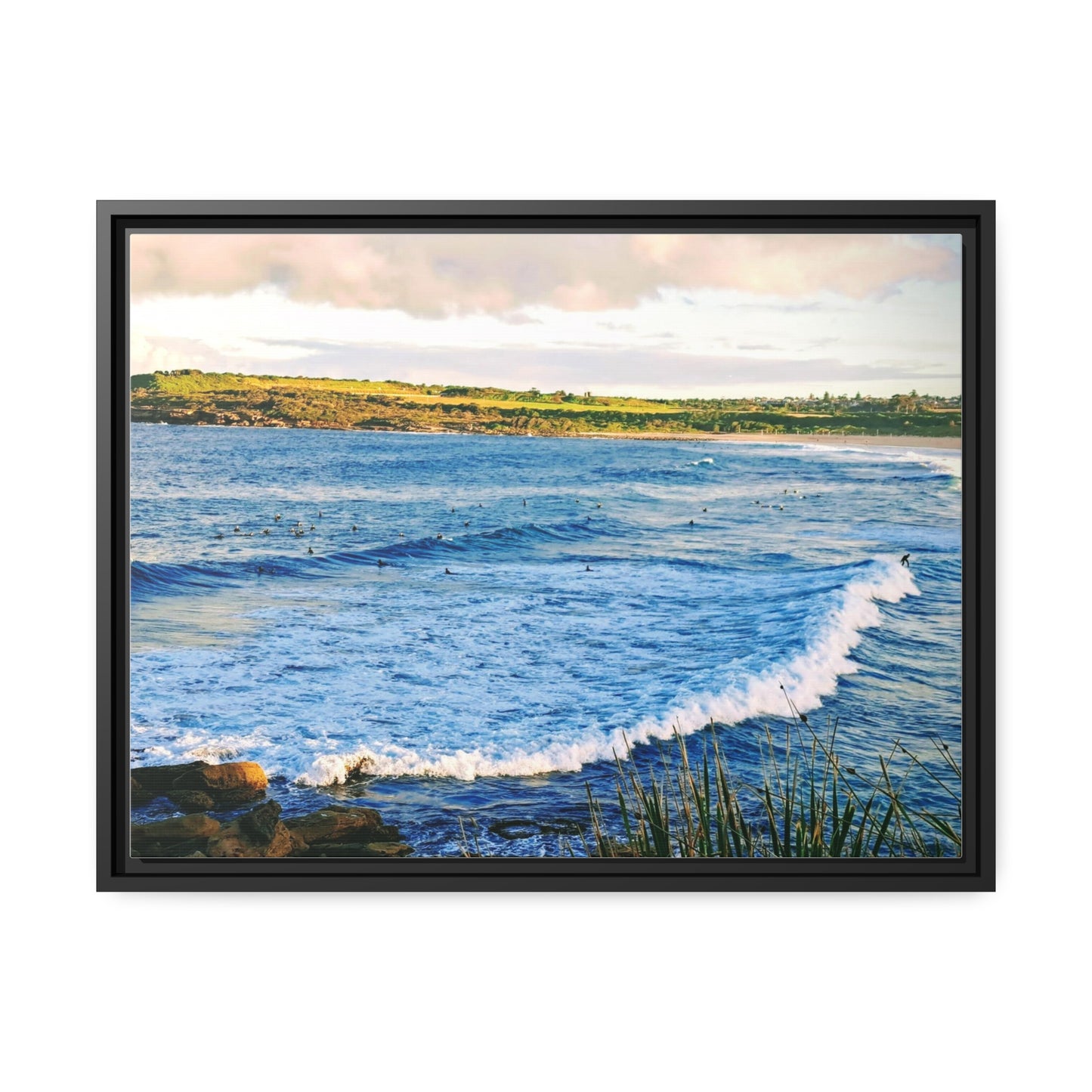 Surf matutino (lienzo enmarcado) 